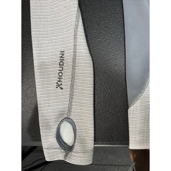 Houdini Mid Base Layer 1/4 Zip Top Womens Sz S Gray Long Sleeve Cycling Running - Picture 7 of 8